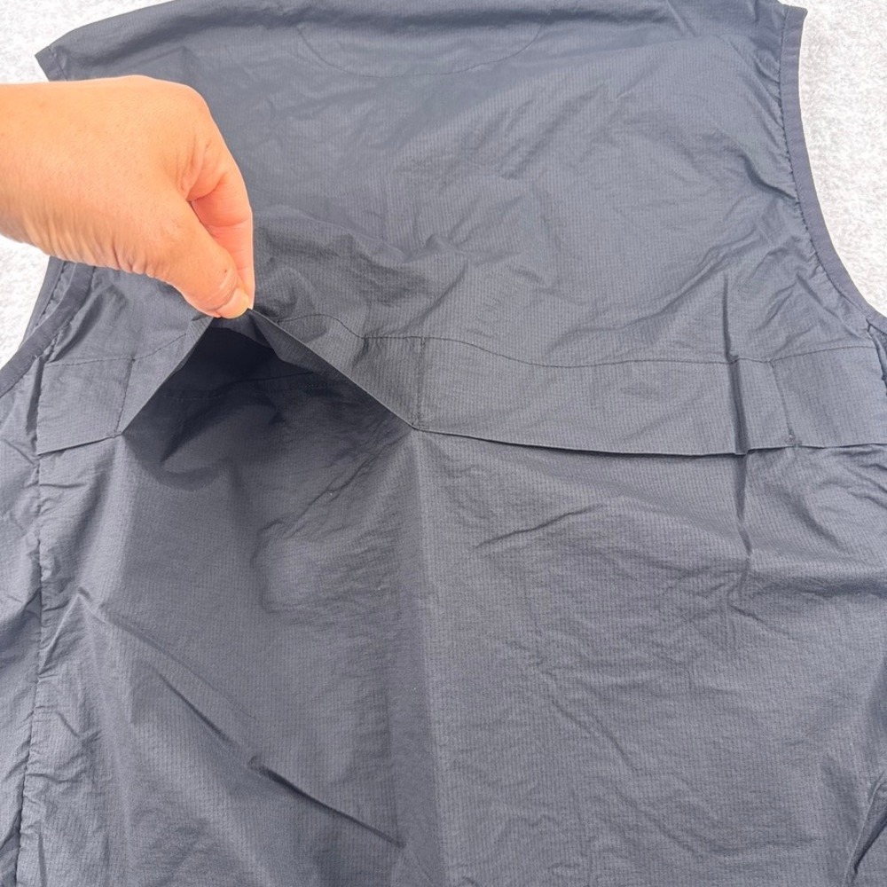 Municipal RTP Ready to Perform Vest Mens Small Black Full Zip Athletic Back Vent - Picture 7 of 8